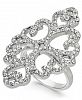 I. n. c. Silver-Tone Pave Statement Ring, Created for Macy's