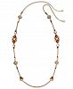 Charter Club Gold-Tone Multi-Stone & Crystal Statement Necklace, 42" + 2" extender, Created for Macy's