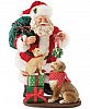 Department 56 Possible Dreams Pets with Santa Figurine