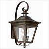 B8930CI - Troy Lighting - Oxford - Two Light Outdoor Wall Lantren Charred Iron Finish with Clear Seeded Glass - Oxford