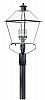 P8961CI - Troy Lighting - Montgomery - Four Light Outdoor Post Lantern Charred Iron Finish with Clear Glass - Montgomery