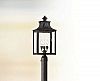 PCD9006OBZ - Troy Lighting - Newton - Three Light Outdoor Large Post Lantern Old Bronze Finish with Clear Seeded Glass - Newton