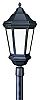 PFCD6835MB - Troy Lighting - Verona - One Light Outdoor Large Post Lantern Matte Black Finish with Frosted Seeded Glass - Verona