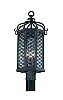 P2375OI - Troy Lighting - Los Olivos - Three Light Outdoor Post Lantern Old Iron Finish - Los Olivos