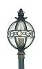 P5006CB - Troy Lighting - Campanile - Three Light Outdoor Post Lantern Campanile Bronze Finish - Campanile