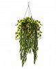 Nearly Natural Bamboo & Dendrobium Artificial Arrangement Hanging Basket