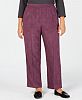 Alfred Dunner Plus Size Victoria Falls Pull-On Pants