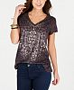 Style & Co Medallion-Print T-Shirt, Created for Macy's