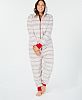 Matching Family Pajamas Plus Size Women's Winter Fairisle Hooded Onesie, Created for Macy's