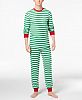 Matching Family Pajamas Men's Holiday Stripe Pajama Set, Created For Macy's