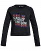 Under Armour Big Girls Rival Awesome-Print Sweatshirt