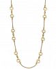 Charter Club Gold-Tone Horse-Bit Station Statement Necklace, 42" + 2" extender, Created for Macy's