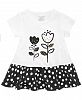First Impressions Toddler Girls Dotty Cotton Peplum Tunic, Created for Macy's