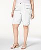 Style & Co Plus Size Zippered Cargo Shorts, Created for Macy's