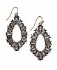 I. n. c. Gold-Tone Crystal Open Drop Earrings, Created for Macy's