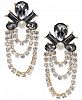 I. n. c. Gold-Tone Crystal, Stone & Imitation Pearl Chandelier Earrings, Created for Macy's