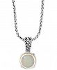 Effy Opal 18" Pendant Necklace (4-1/2 ct. t. w. ) in Sterling Silver & 18k Gold