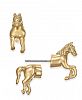 kate spade new york Gold-Tone Horse Front-and-Back Earrings