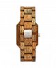 Earth Wood Arapaho Wood Bracelet Watch W/Date Olive 39Mm