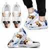 Airedale Terrier Print Sneakers For Men(White)- Free Shipping - Men's Sneakers - White - Airedale Terrier Print Sneakers For Men(White)- Free Shipping / US8.5 (EU42)