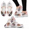 Amazing Customized Dog Running Shoes For Women-Designed By Sandy Hunter-Express Shipping - Women's Sneakers - White - For Customer Second Listing-Express Shipping / US9 (EU40)