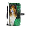 Amazing Rough Collie Dog Print Wallet Case-Free Shipping - Samsung Galaxy S6