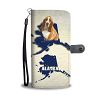 Basset Hound Dog Print Wallet Case-Free Shipping-AK State - Huawei P8