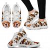 Beagle Dog Print (Black/White) Running Shoes For Women-Express Delivery - Women's Sneakers - White - Beagle Dog Print (White) Running Shoes For Women-Free Shipping-Express Delivery / US11 (EU42)