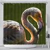 Beautiful Swan Bird Print Shower Curtains-Free Shipping - Shower Curtain - Beautiful Swan Bird Print Shower Curtains-Free Shipping
