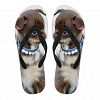 Chihuahua Puppy Flip Flops For Women-Free Shipping - Women's Flip Flops - Black - Chihuahua Puppy Flip Flops For Women-Free Shipping / Medium (US 7-8/EU 38-39)