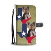 Cute Yorkshire Terrier Dog Print Wallet Case-Free Shipping-TX State - iPhone 8 Plus