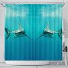 Shark Fish Print Shower Curtains-Free Shipping - Shower Curtain - Shark Fish Print Shower Curtains-Free Shipping