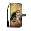 Siberian Cat Print Wallet Case-Free Shipping - Samsung Galaxy S5