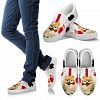 Valentine's Day Special Pomeranian Dog Print Slip Ons For Women- Free Shipping - Women's Slip Ons - White - Valentine's Day Special Pomeranian Dog Print Slip Ons For Women- Free Shipping / US6 (EU36)