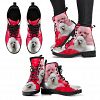Valentine's Day Special-Toy Poodle Dog Print Boots For Women-Free Shipping - Women's Leather Boots - Black - Valentine's Day Special-Toy Poodle Dog Print Boots For Women-Free Shipping / US11 (EU42)