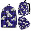 West Highland White Terrier Print BackPack - Express Shipping - Backpack - Black - Westie Print BackPack - Express Shipping / Adult (Ages 13+)