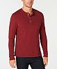 Club Room Men's Garment Dyed Henley, Created for Macy's