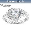 Once In A Lifetime Women's Personalized Diamonesk Ring