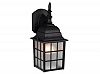 OW36763TB - Vaxcel Lighting - Vista - 6 Outdoor Wall Sconce Textured Black Finish with Textured Glass - Vista