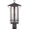P540018-020 - Progress Lighting - Cullman - One Light Outdoor Post Lantern Antique Bronze Finish with Clear Seeded Glass - Cullman