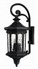 1605MB-LL - Hinkley Lighting - Raley - Four Light Outdoor Large Wall Mount 5W LED Candelabra Museum Black Finish with Clear Waterglass - Raley