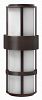 1909MT-LED - Hinkley Lighting - Saturn - 20.5 Inch Outdoor Wall Mount 23W LED Metro Bronze Finish with Etched Opal Glass - Saturn