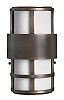 1908MT-GU24 - Hinkley Lighting - Saturn - 12.5 Outdoor Wall Mount 13W GU24 Metro Bronze Finish with Etched Opal Glass - Saturn