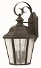 1676OZ - Hinkley Lighting - Edgewater - 18 Inch Medium Outdoor Wall Mount 40W CandelabraOil Rubbed Bronze Finish with Clear Seedy Glass - Edgewater