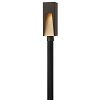 1761BZ - Hinkley Lighting - Kube - Two Light Post Bronze Finish with Amber Etched Glass -