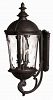 1895BK-LED - Hinkley Lighting - Windsor - 32 Outdoor Wall Mount 15W LED Black Finish with Clear Water Glass -