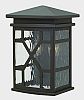 2430OZ - Hinkley Lighting - Clayton - Two Light Small Outdoor Wall Mount Oil Rubbed Bronze Finish with Clear Water Panel Glass -