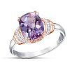 Lavender Radiance Women's Rose De France Amethyst Ring