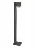 700OBVOT82742DHUNVSPCLF - Tech Lighting - Voto - 42 12V 15W 2700K 1 LED Symmetric Outdoor Bollard with Button Photocontrol and In-Line Fuse Charcoal Finish - Voto