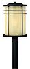 1121MR - Hinkley Lighting - Ledgewood - One Light Medium Post A19 Medium Base Museum Bronze Finish with Champagne/Etched Glass - Ledgewood